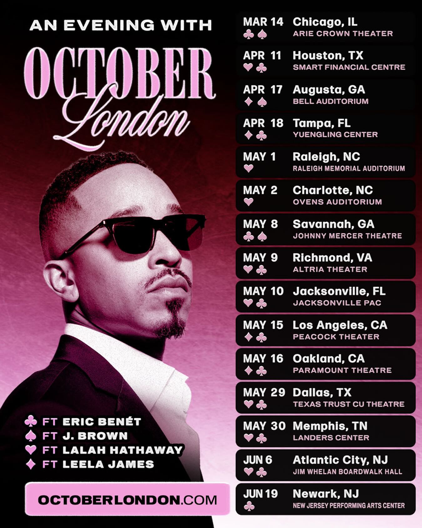 Lalah Hathaway Tour Poster 2026